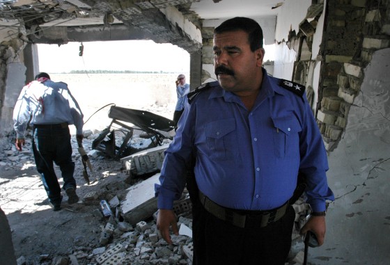 Col. Falah Salah Shimra, 41, is the chief of Al-Furat's new police force, one of the first successfully recruited from the tribes that hold sway in Iraq's volatile western province of Anbar.