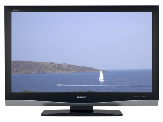 New flat-screen HDTVs, like this new 42-inch Sharp model, are becoming increasingly more affordable.