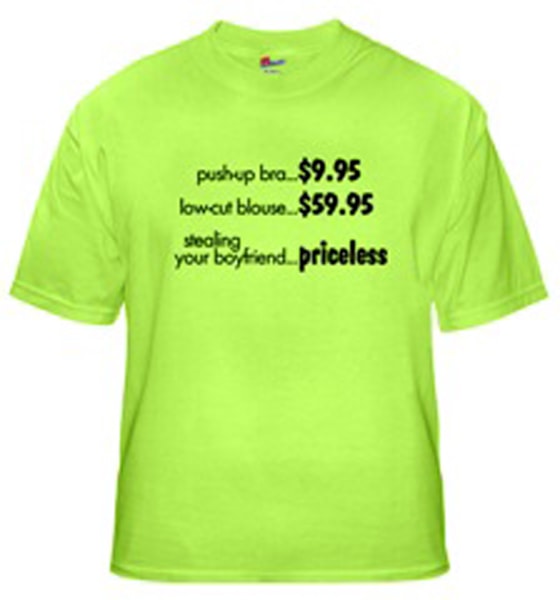 Racy T-shirts worn by teens push the limits of many school dress codes.