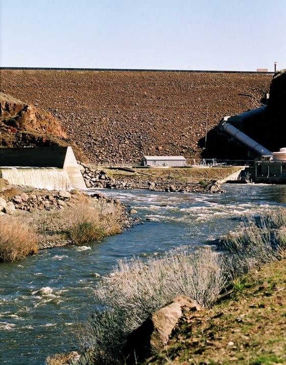 The Iron Gate Dam on the Klamath River outside Hornbrook, Calif., is one of four that could be removed after new rules were issued Tuesday.