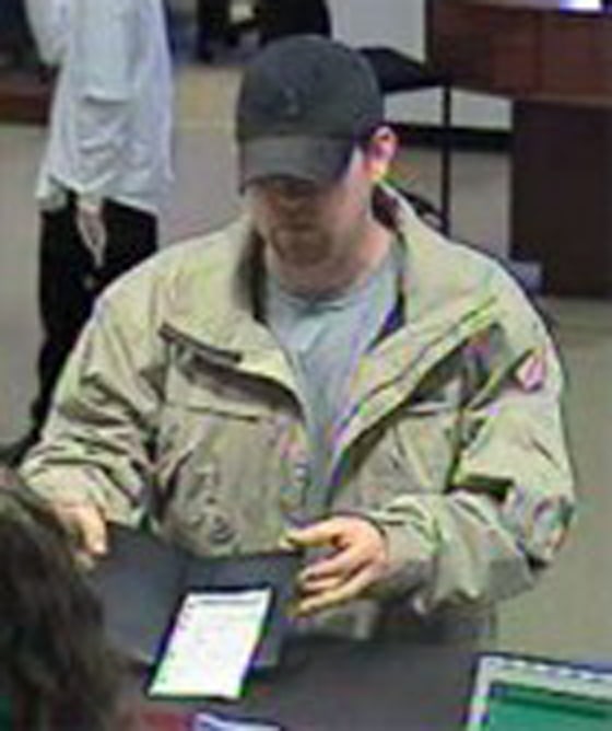 The "Nomad Bandit" suspect pictured in a handout released by the FBI's Seattle division in July.