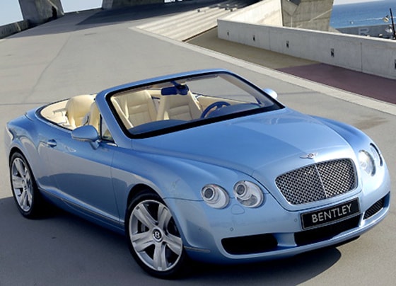 The shockingly fast Bentley Continental GT coupe has already become a favorite in the Hamptons as well as in Malibu.
