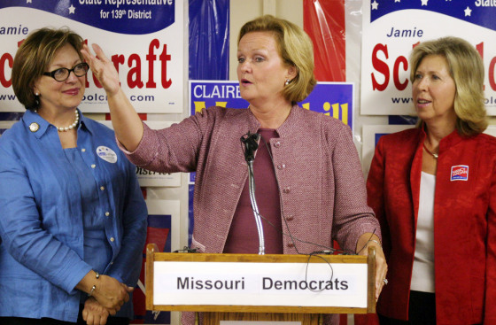 Claire McCaskill, Sara Lampe, Nancy Hagan
