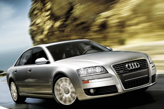 The Audi A8L W12 has adaptive cruise control that relies on expensive sensors in the car's front end. Replacing them after a collision (even a minor one) can be costly.