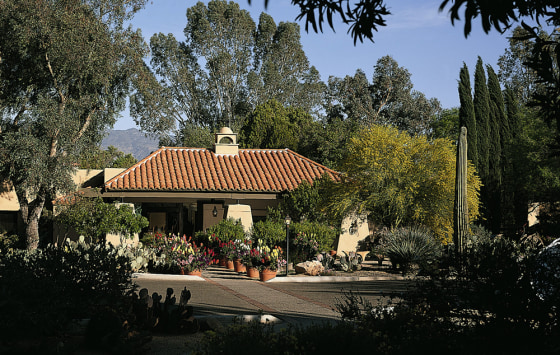 The Canyon Ranch (clubhouse pictured) in Tucson, Ariz. has been voted best spa by Conde Nast's Traveler magazine 10 times, and may be the best-known resort of its type in America.