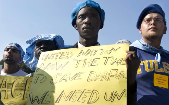 Central Park Rally Protests Genocide In Darfur