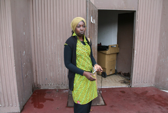 Aissata Tounkara, 29, says that when she was a youngster, all the rooms where she did activities — studying, dancing — took place next to the garbage bins. " When you grow up here, you always have the feeling that you are being associated with garbage," she said.