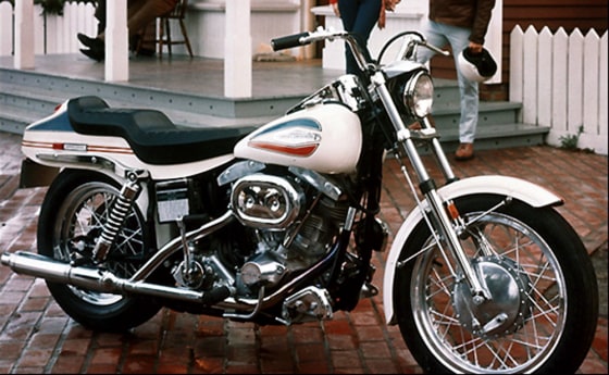 Harley-Davidson's latest line of motorcycles still retains many of the classic design elements found in this iconic 1971 FX Super Glide.