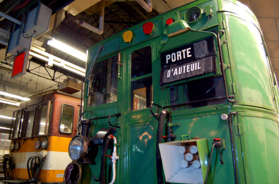 Old Sprague-Thomson trains are seen in the Paris subway network, Oct. 14th. An all-night history tour of the metro is organized a dozen times a year by a group of railway fanatics.