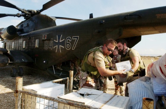 Norwegian soldiers, part of the Internat