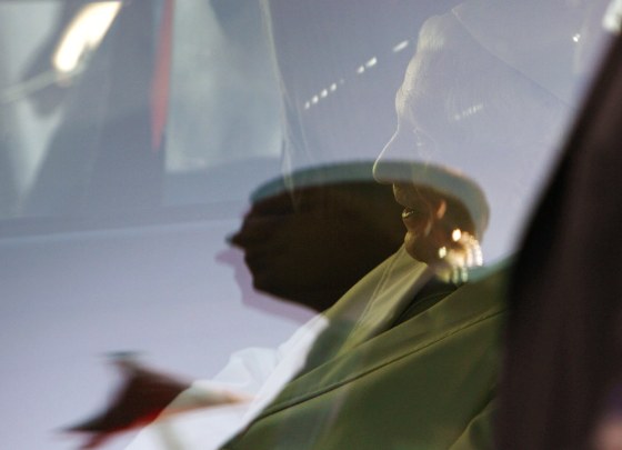 Pope Benedict XVI leaves Esenboga Airport in Ankara