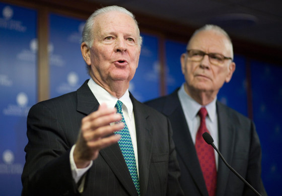 Former US secretary of state James Baker