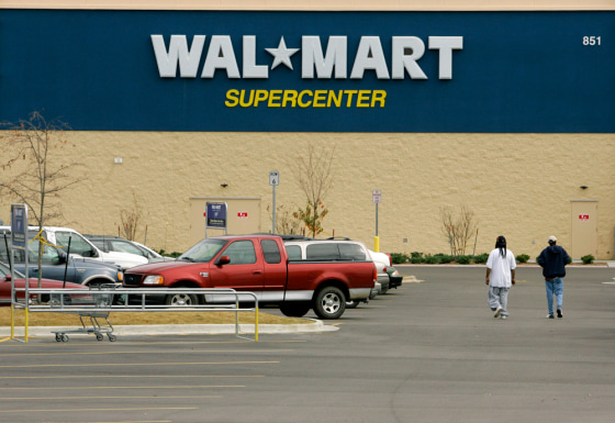 Wal-mart Stores Inc., the world's largest retailer, said U.S. same-store sales fell 0.1 percent in November, the worst performance in more than 10 years.