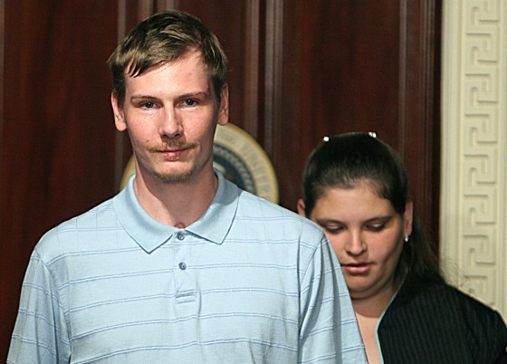 Randal McCloy(L), who is the only surviv