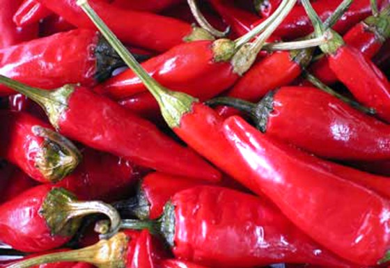 Chili peppers can stimulate the nervous system and enhance the feelings of sexual arousal.