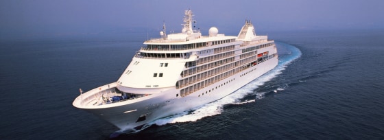 Silversea's Silver Whisper out for a cruise