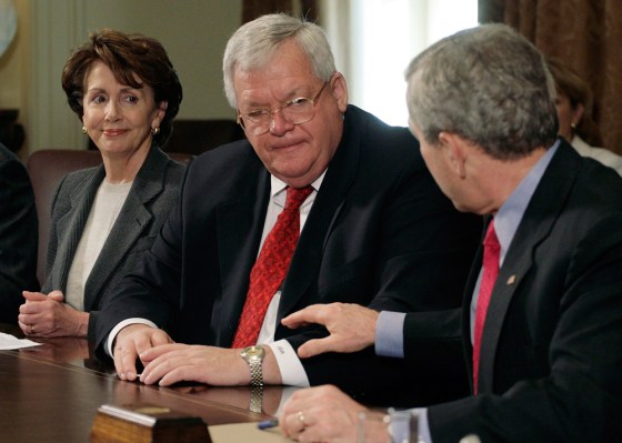President Bush meets with bicameral and bipartisan congressional leadership at the White House