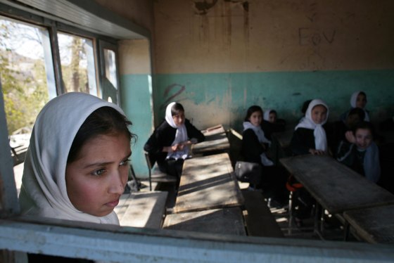 Afghan Girls Pack Schools Five Years After Fall Of Taliban