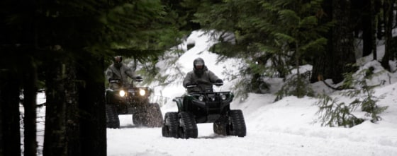 Members of the National Guard search Mount Hood on Wednesday for climbers missing since Sunday.