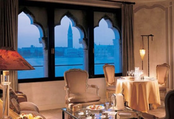 The Hotel Cipriani in Venice sets itself apart thanks to its location, its commitment to old-school indulgence and its illustrious history. Current rate? $2,238.99