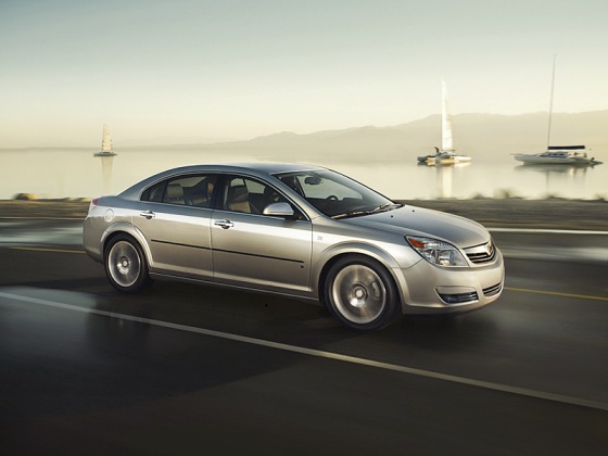 With its new Aura midsize sedan, Saturn could run rings around the competition.