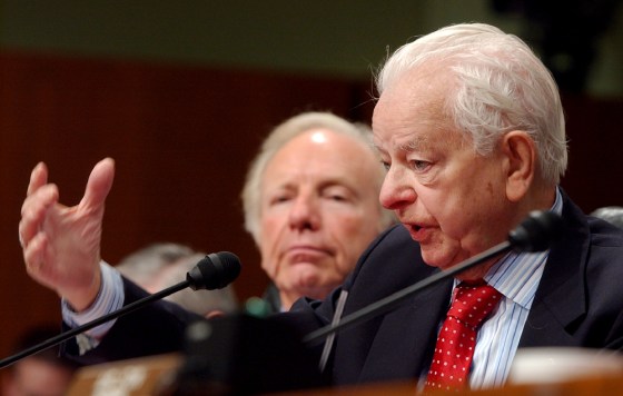 Robert Byrd, Joseph Lieberman