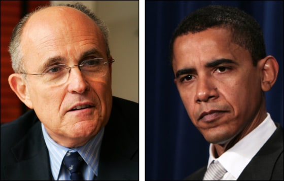 Giuliani, Obama
