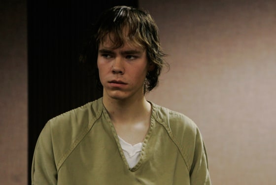 Eric Hunt appears in court in Somerville, N.J., on Tuesday for charges that he roughed up Holocaust scholar Elie Wiesel.