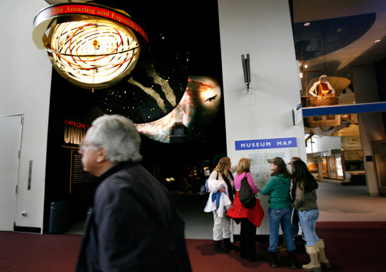 Declining attendance at the Smithsonian's National Air and Space Museum in Washington has been linked to construction, a nearby annex that houses the Enola Gay bomber, and the lack of a new gallery since 2003.