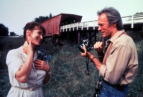 Clint Eastwood and Meryl Streep star in the romantic drama “The Bridges of Madison County.”