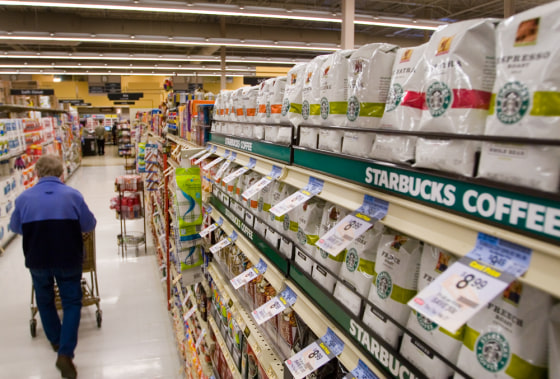 Starbucks is looking to fill up a lot more aisles in your local megamart — and many other locations.