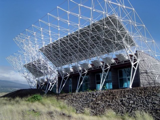 The "Top Ten Green Projects" winners include the Hawaii Gateway Energy Center in Kailua-Kona. The building gets all its power from solar panels and is ventilated with cool temperatures from deep seawater.