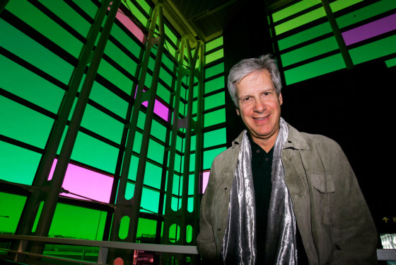 Artist displays vision of sound, sound of color