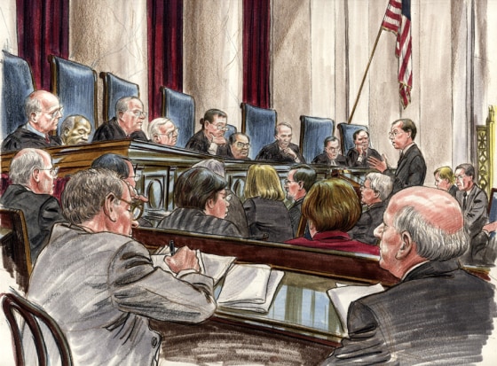 Solicitor General Paul Clement argues before the U.S. Supreme Court to uphold a key provision of the federal campaign finance law. 