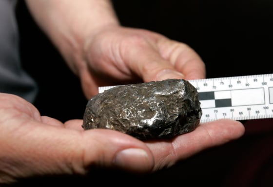 A metal object that crashed through the roof of a central New Jersey home earlier this year was not a meteorite after all, geologists said.
