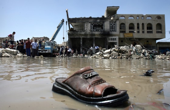 Tuesday's car bombing in Baghdad's Shiite-dominated neighborhood of Amil killed at least 25 and left a scene of devastation.