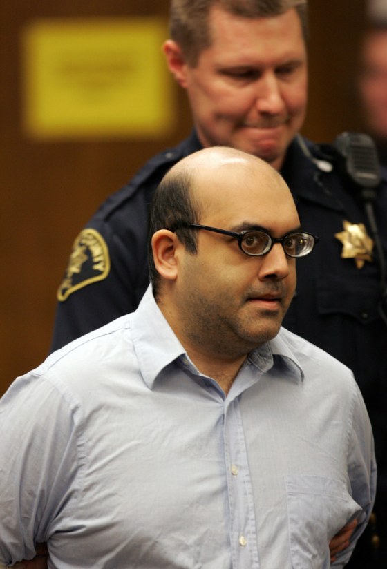 Naveed Haq enters court in Seattle in December. Haq, who has a long history of mental illness, pleaded not guilty Wednesday to a July 2006 shooting by reason of insanity.