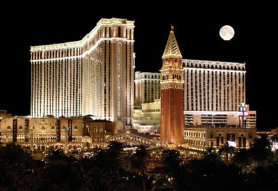 Perks at the swanky Venetian include split-level standard rooms with antique-style canopy beds and oversize marble baths, concierge-furnished suites, use of a 69,000-square-foot Canyon Ranch Spa and access to restaurants like Thomas Keller's Bouchon.