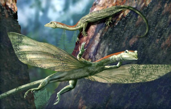 An artist's reconstruction of Mecistotrachelos apeoros.