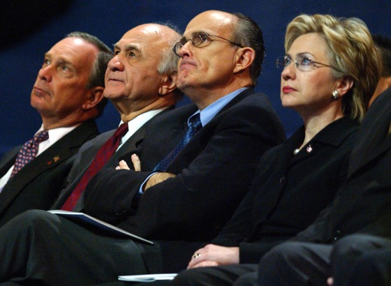 BLOOMBERG SCOPPETTA GIULIANI CLINTON