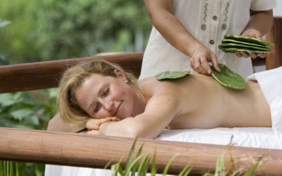 Relaxation is the point of the Hakali Massage at Apuane Spa at the (Punta Mita,). The treatment provides a distinctly Mexican flair using spine-free cactus paddles to massage in a blend of nopal, a prickly pear cactus, and pulque, an alcohol made from the agave plant and a predecessor to modern-day tequila.