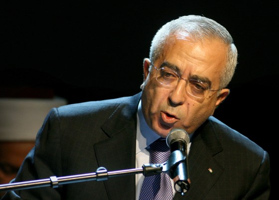 New prime minister Salam Fayyad speak du