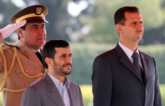 Bashar Assad, Mahmoud Ahmadinejad