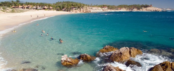 A5AYNK Chileno Beach near Cabo San Lucas Baja California Sur Mexico