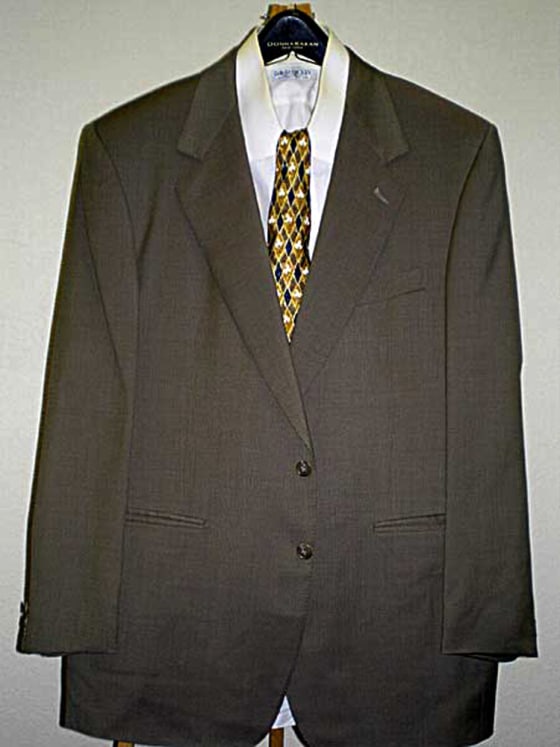 This suit -- worn by O.J. Simpson on the day he was acquitted for murder, according to the seller -- was being offered on eBay recently for a high bid of $1,750.