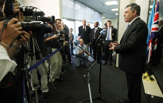 UK Prime Minister Gordon Brown Addresses United Nations