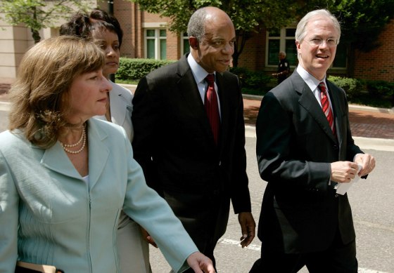 U.S. Democratic Representative William Jefferson, arraigned on corruption charges in Virginia.
