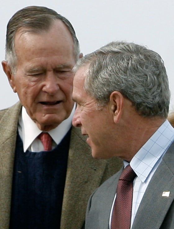 Bush’s presidency takes toll on his father