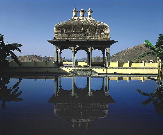 When Vikram Chatwal's epic wedding came to Udaipur, the DeviGarh Palace hosted a party—no surprise. An 18th-century palace with mountain views, the DeviGarh was recently updated with sleek contemporary designs. Some of the suites are gilded with semiprecious stones.The staff is famously attentive, while still allowing plenty of privacy for newlyweds.