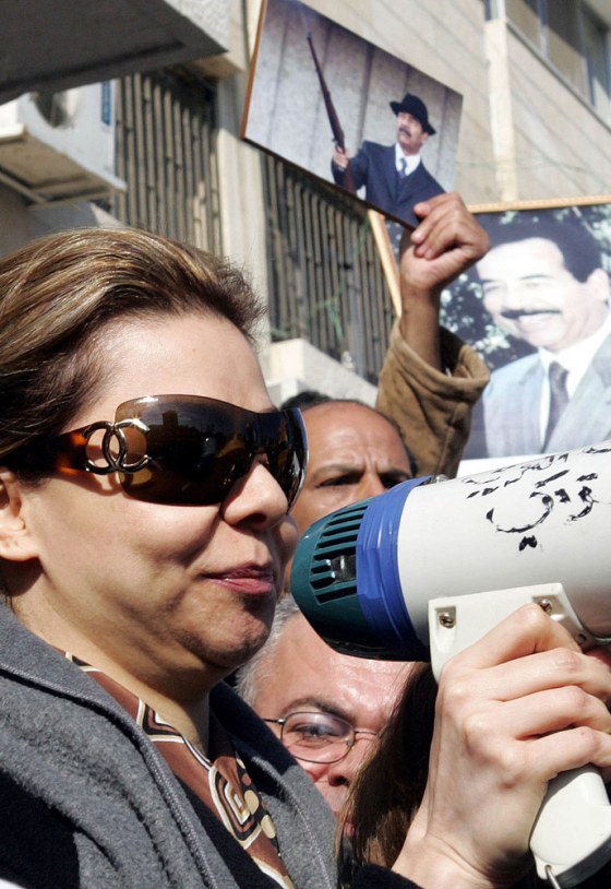 Raghad Hussein was granted refuge in Jordan after her father’s regime collapsed in the U.S.-led invasion of Iraq.